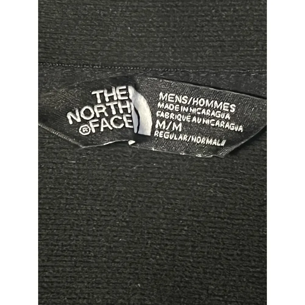 The North Face Pullover Mens Medium Black Quarter Zip Fleece Logo Layer NF00CP4A